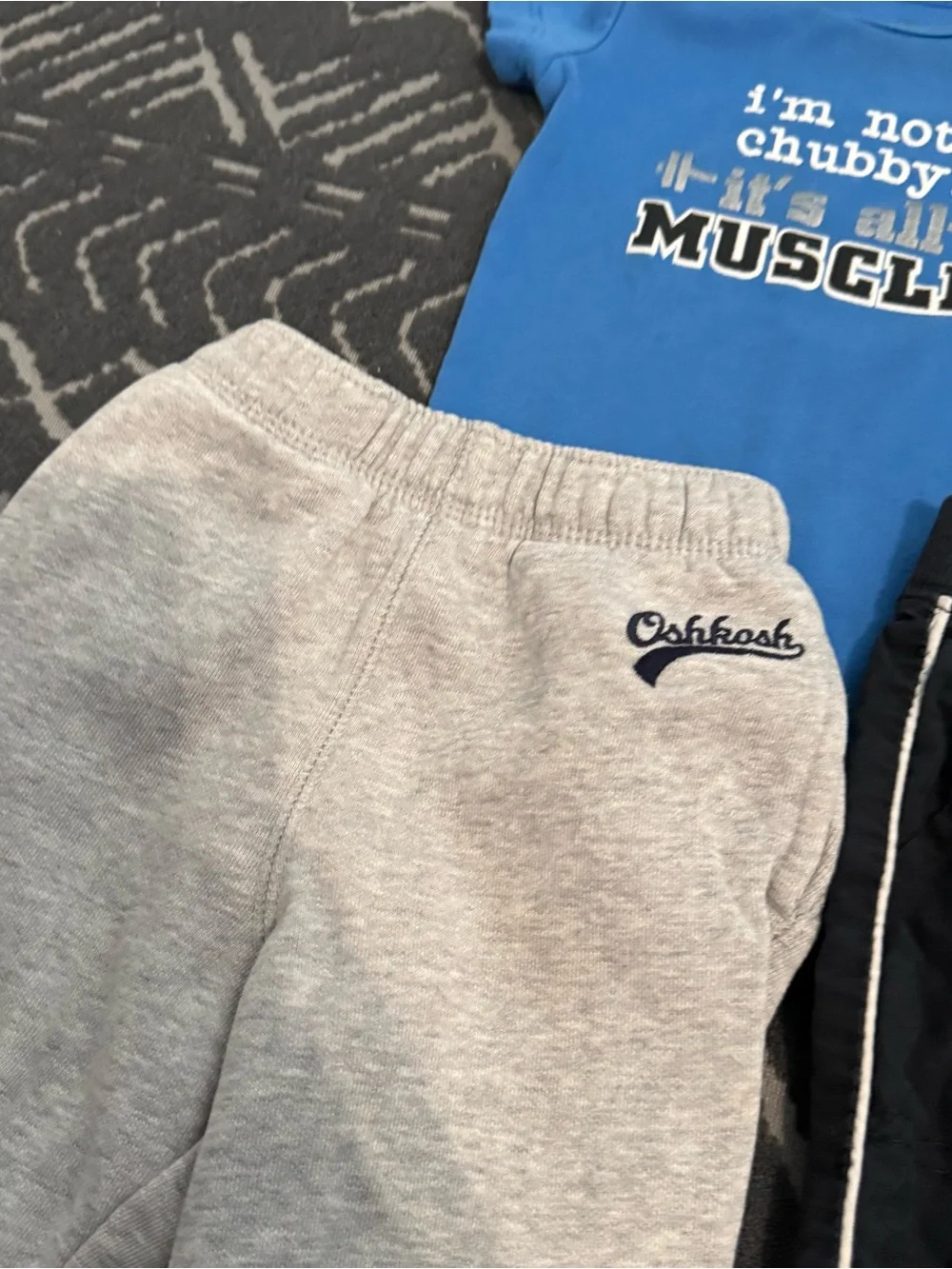 Baby boy onesie and pants bundle